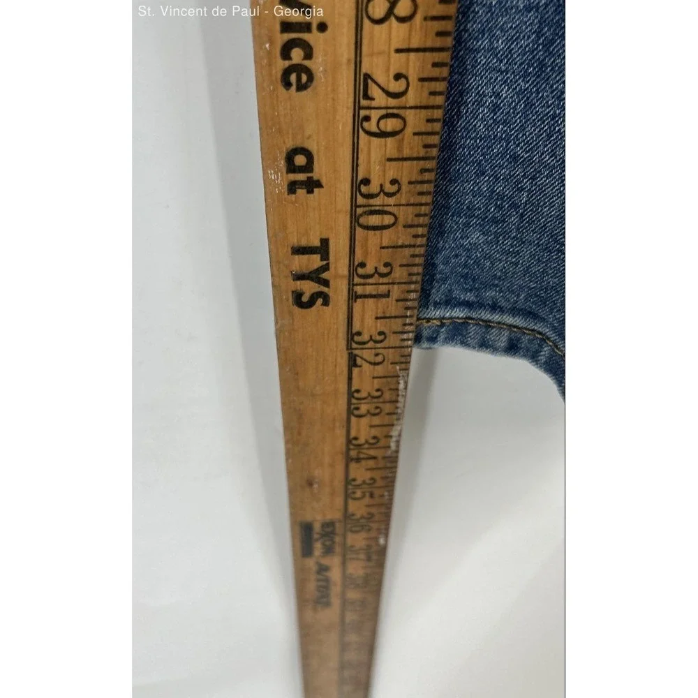 Levi's 505 Regular Fit Straight Leg Jeans 38x32 Blue Medium Wash